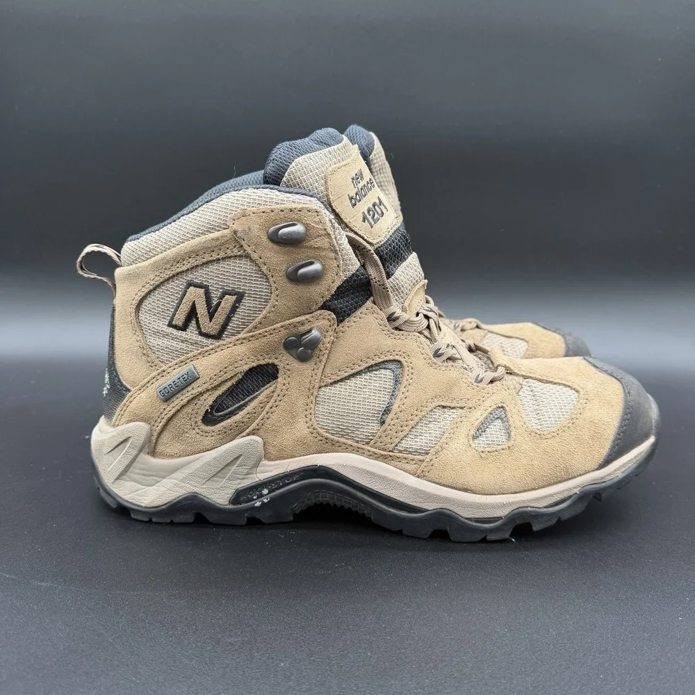 New Balance Boots Mens 11 D Brown Terra Stryder 1201 Gore-Tex Mid Hiking Shoes